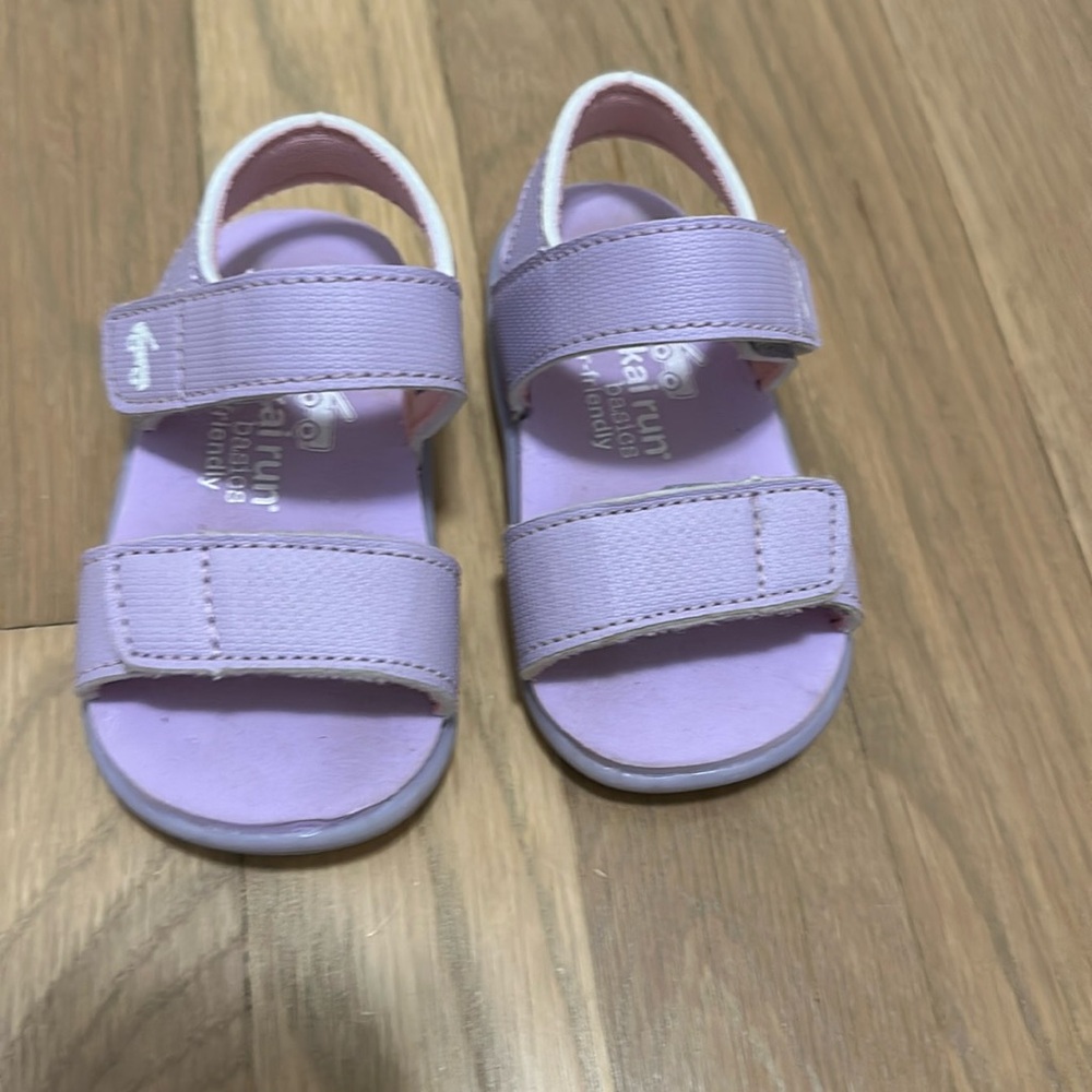 See Kai Run Purple Baby Walker Sandals